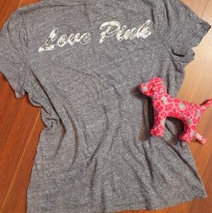 Vs pink bling shirt